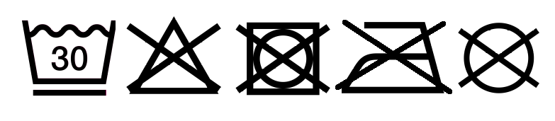 prací symboly_polyester